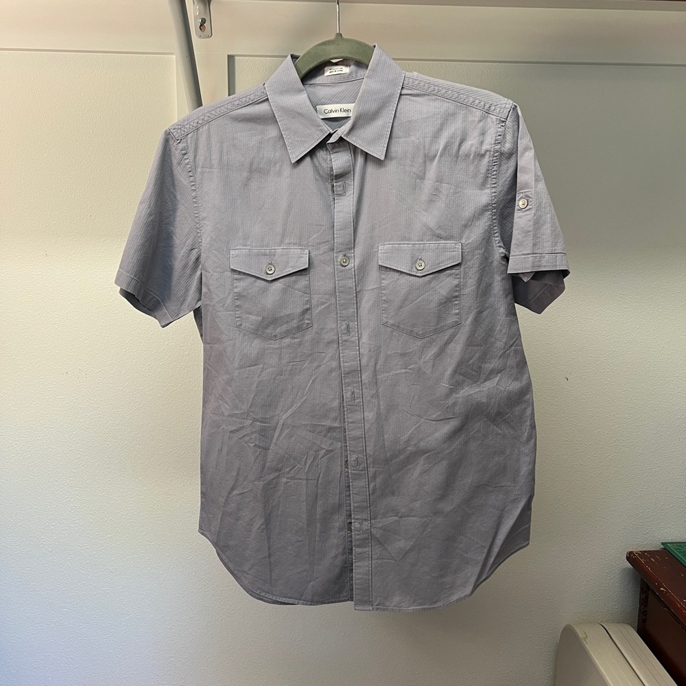 Calvin Klein Short Sleeve Button Down